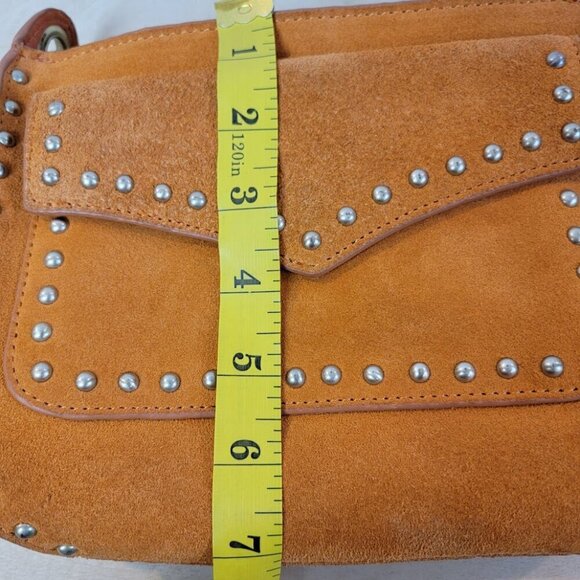 Zara Woman Suede Crossbody Purse - Fun and Colorful Take on Moto Style - Picture 13 of 15